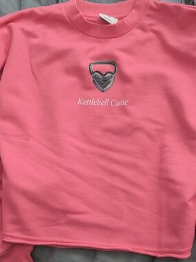 Gymshark Kettlebell Cutie Cropped Sweatshirt- S